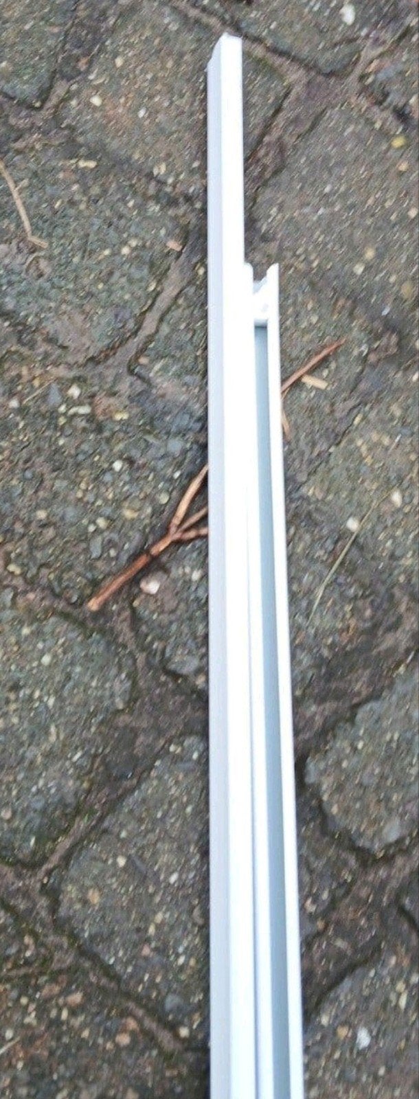 Gordijnrail uitschuifbaar 3-6 meter, Ophalen of Verzenden, Wit, Overige typen