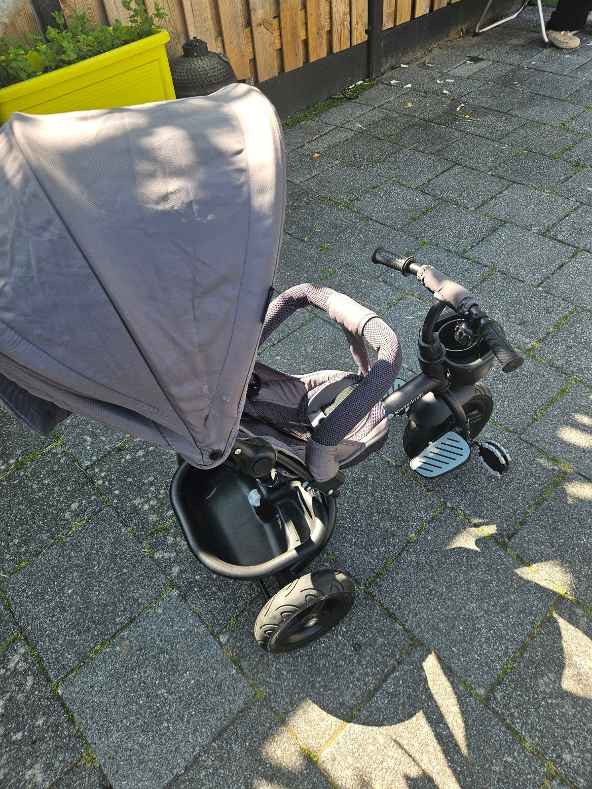 Kinderkraft driewieler met duwstang en zonnekap, Ophalen, Zo goed als nieuw, Overige typen
