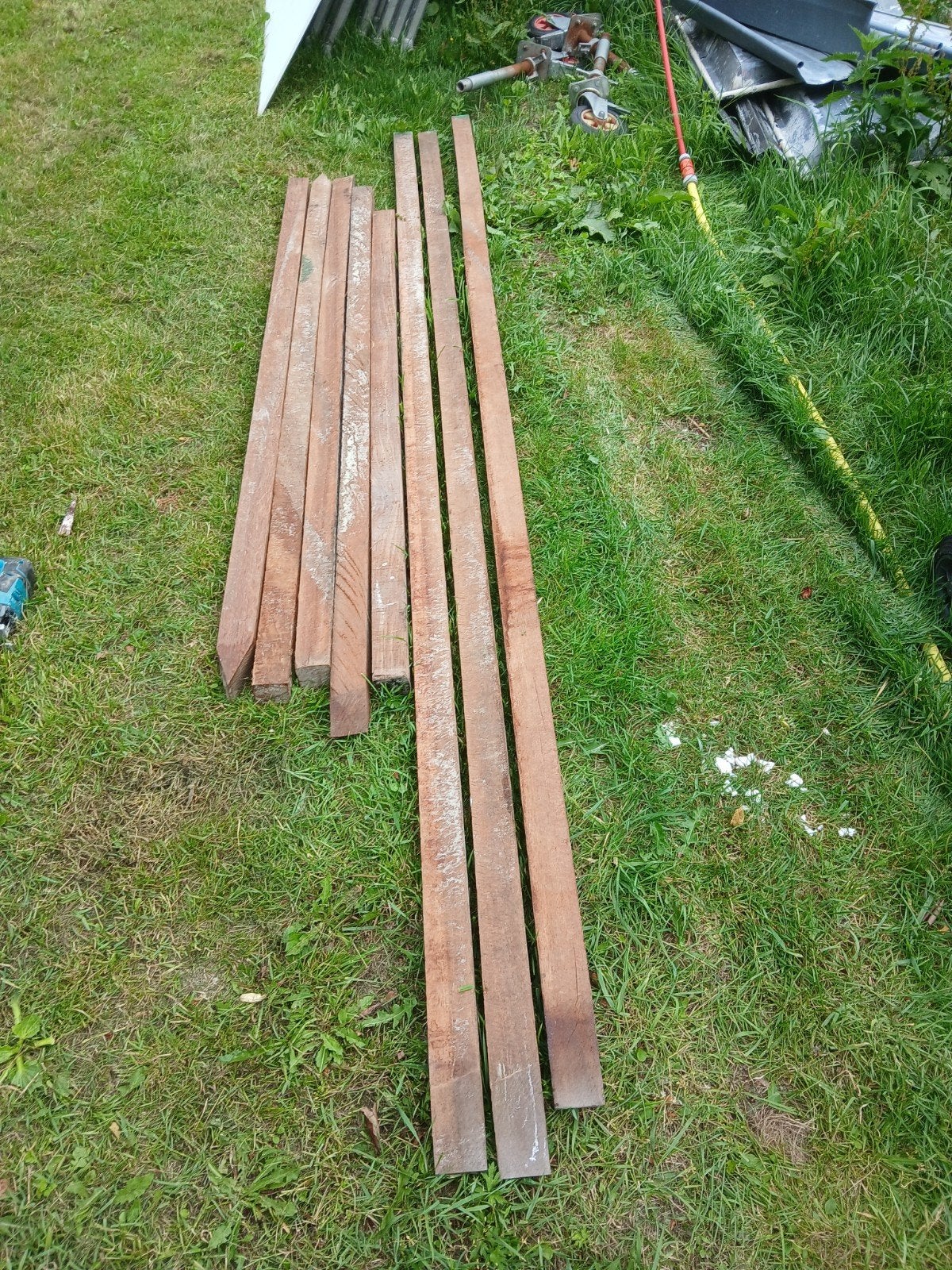 hardhouten palen azobe, Ophalen, 250 cm of meer, Palen
