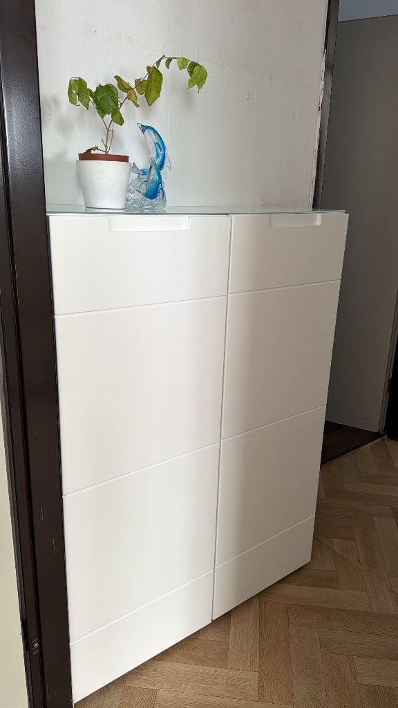 Kast met glasplaat, Ophalen, Met deur(en), 50 tot 100 cm, Zo goed als nieuw
