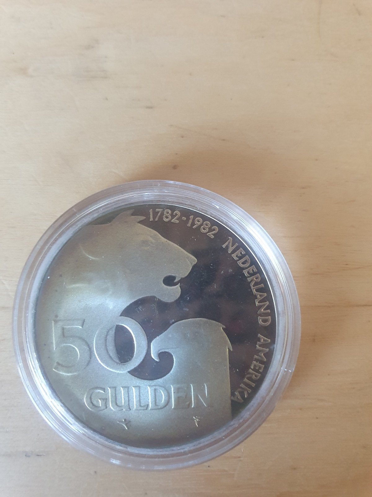 50 gulden uit 1982, Ophalen of Verzenden, Zilver