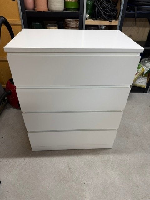 Ikea Malm kast, Ophalen, 50 tot 100 cm, Zo goed als nieuw, 3 of 4 laden
