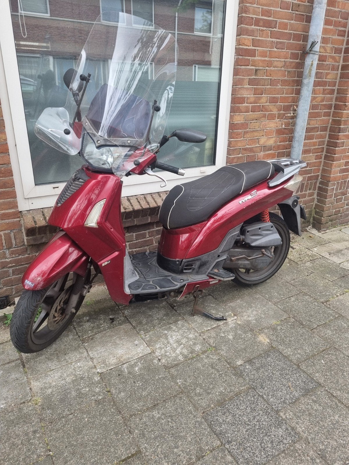 Snorscooter kymco people s, Fietsen en Brommers, Scooters | Kymco, Ophalen, Gebruikt, Benzine, People S