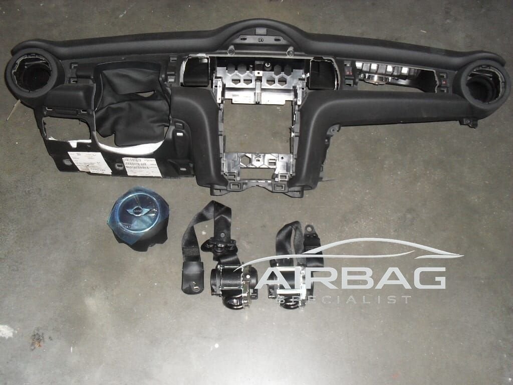 MINI F56 2015+ airbag set dashboard gordelspanner airbag, Gebruikt, -, -, Ophalen of Verzenden