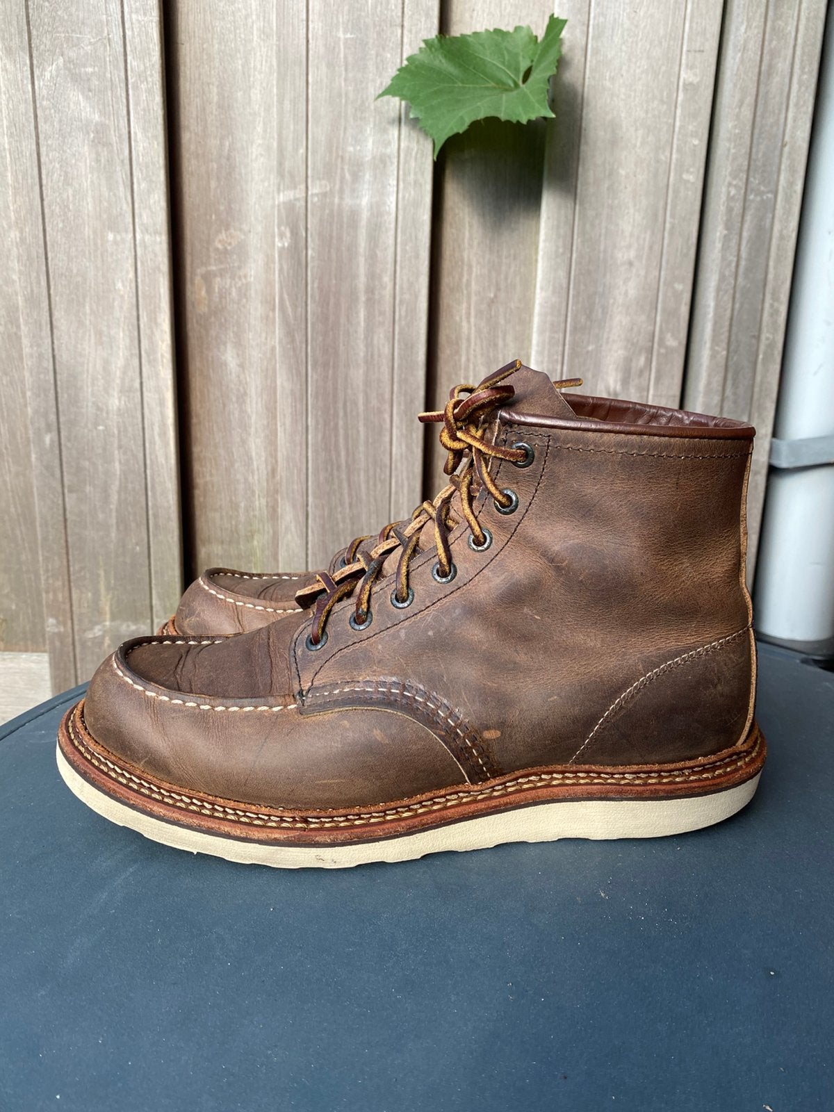 Red Wing 8883 moc toe Concrete R ‘n T Ltd. Ed. US9D/42, Bruin, Boots, Ophalen of Verzenden, Gedragen