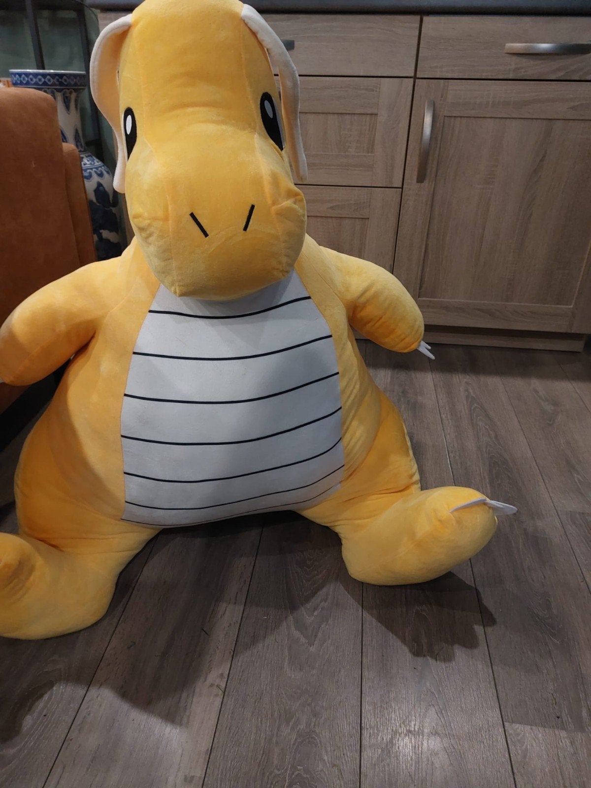 Pokemon mega grote ''Dragonite'' XXL, Ophalen, Zo goed als nieuw
