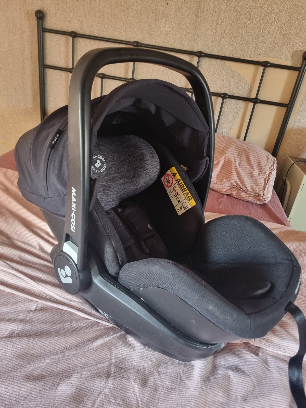 Maxi-Cosi Marble autostoel met Isofix base, Ophalen, Zo goed als nieuw, Isofix, 0 t/m 13 kg