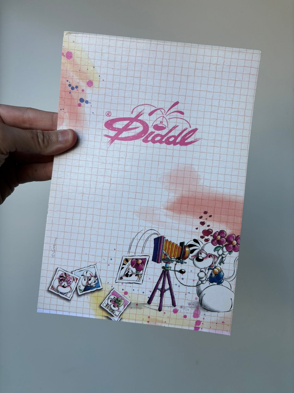 Diddl a5 blok nummer 345, Verzenden, Diddl, Zo goed als nieuw, Papier, Kaart of Schrift