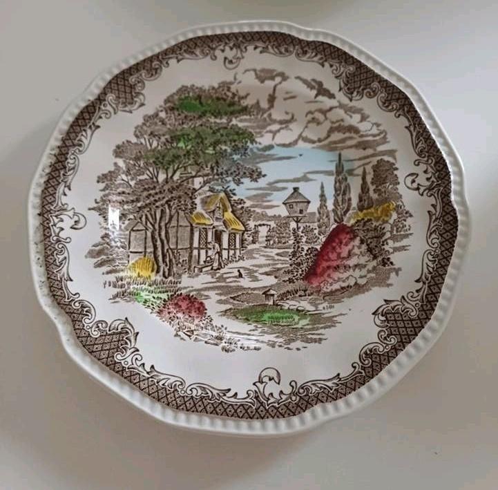 Set van 2 Gebaksbordjes 17cm Shakespeare's Sonnets Wedgwood, Antiek en Kunst, Antiek | Servies los, Ophalen of Verzenden