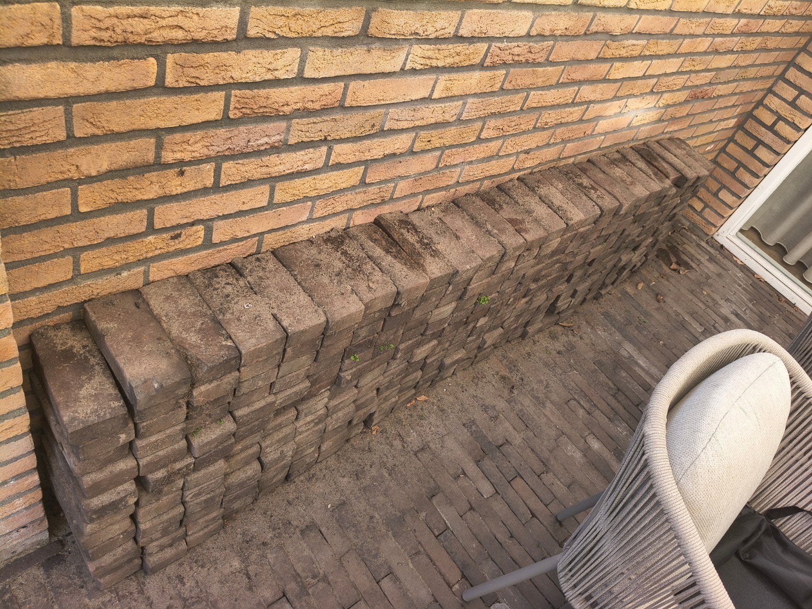 Restpartij gebruikte klinkers, Tuin en Terras, Ophalen, Gebruikt, Beton