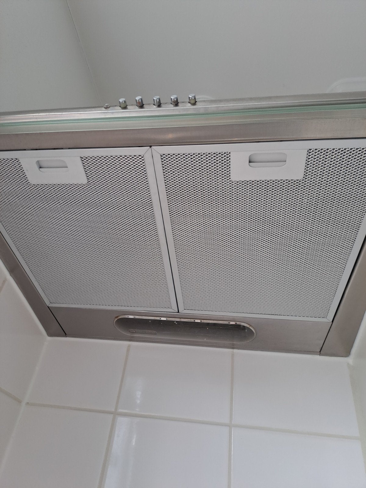 Afzuigkap 60cm, Ophalen, Gebruikt, Onderbouw afzuigkap, Inbouw