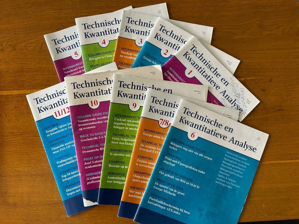 Technische en Kwantitatieve Analyse Magazine's, Gelezen, Geld en Beleggen, Diverse auteurs, Ophalen of Verzenden
