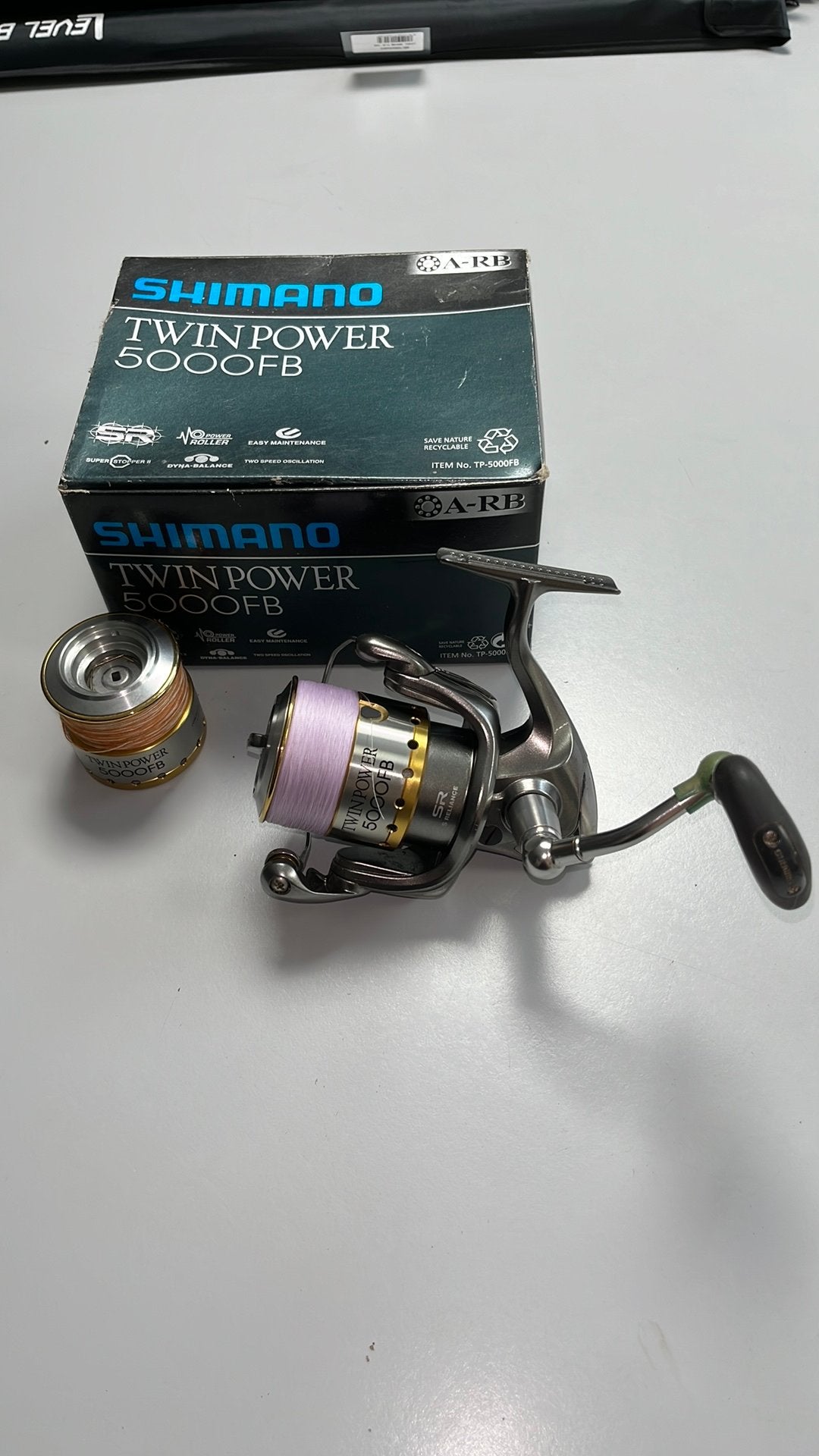 Shimano Twinpower 5000FB, Ophalen of Verzenden, Gebruikt, Molen