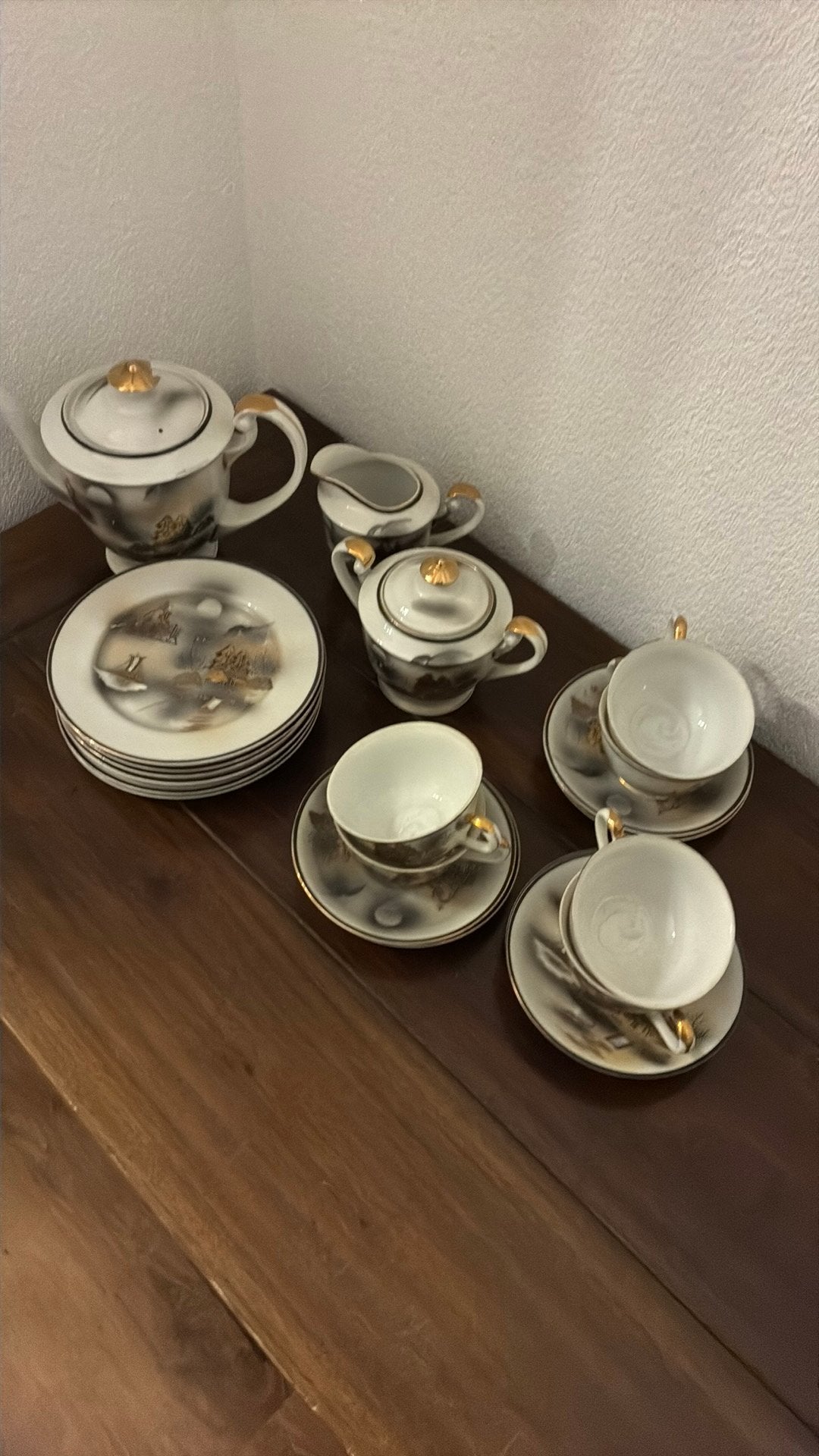 Kutani thee servies, Ophalen of Verzenden