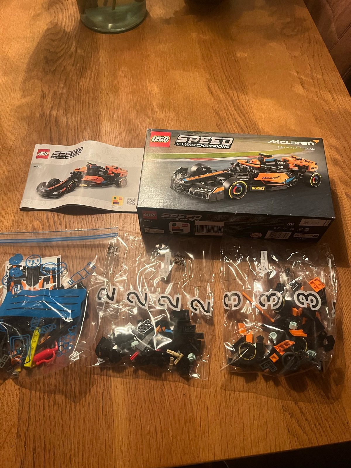 Lego Speed Champions McLaren Formule 1 Auto 76919, Lego, Zo goed als nieuw, Compleet, Complete set