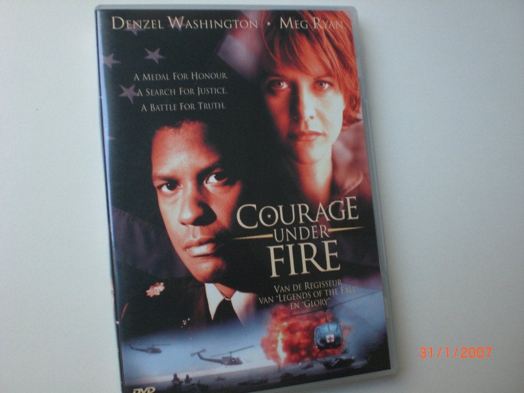 dvd Courage Under Fire Denzel Washington Meg Ryan Matt Damon, Engels, Nederlands, Ophalen of Verzenden, Zo goed als nieuw