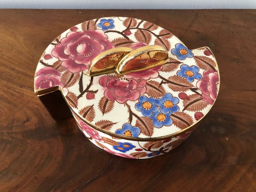 Art Deco Boch La Louvière doos bonboniere porselein, Ophalen of Verzenden