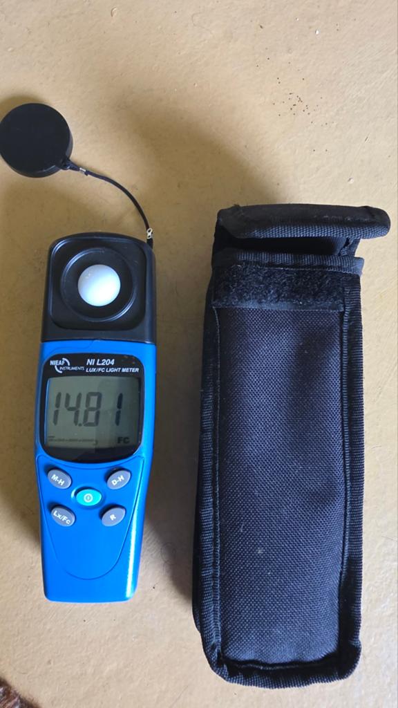 Nieaf-Smitt NI L204 Luxmeter - meet tot 200.000 Lux/Fc, Doe-het-zelf en Verbouw, Meetapparatuur, Ophalen