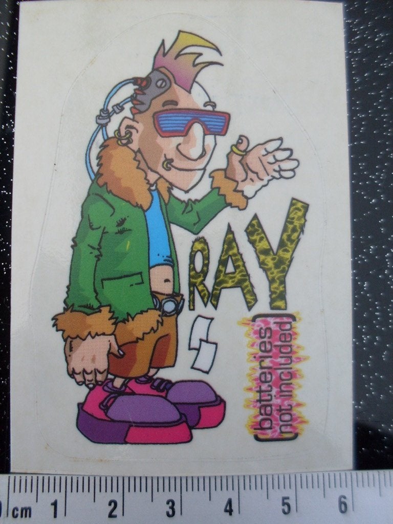 panini sticker Ray batteries not included mens robot achtig, Verzenden, Zo goed als nieuw