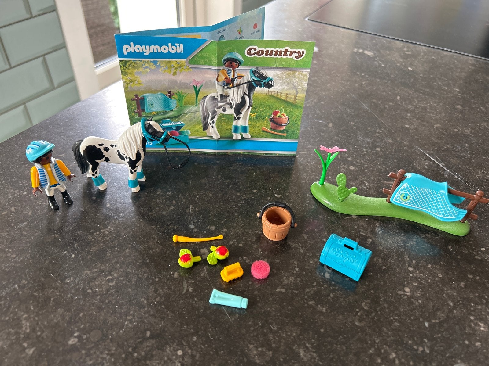 Playmobil Country Paard met Ruiter en Accessoires, Ophalen, Complete set, Overige typen, Zo goed als nieuw