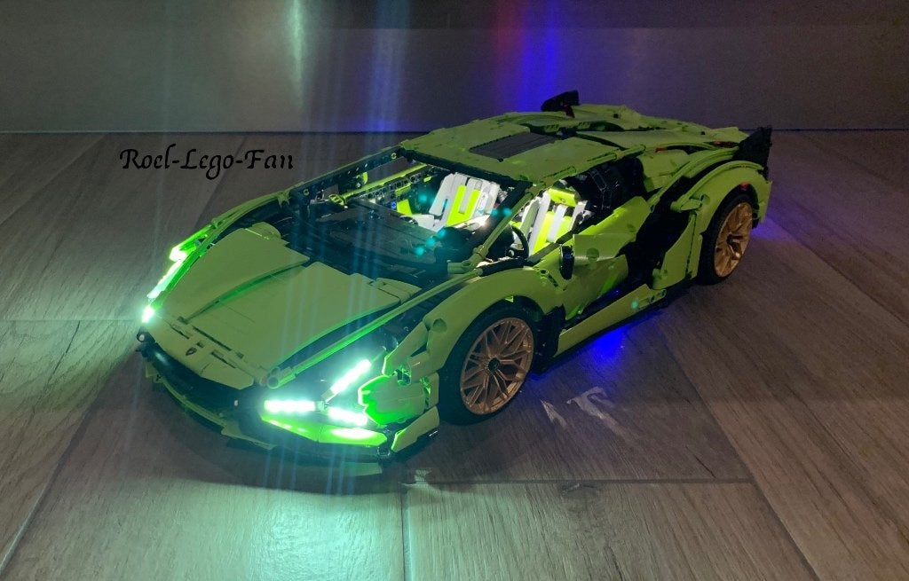 Verlichtingsset voor 42115 Lamborghini Sian LED verlichting, Ophalen of Verzenden, Nieuw, Overige merken