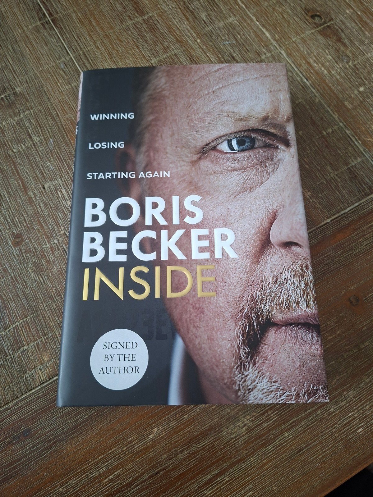 Boris Becker Inside - Gesigneerd exemplaar, Boeken, Ophalen of Verzenden, Nieuw, Boris Becker, Sport
