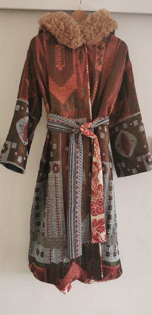 ZARA Limited Edition jacquard jas mt. L, Kleding | Dames, Jassen | Winter, Nieuw, Maat 42/44 (L), Overige kleuren, Verzenden
