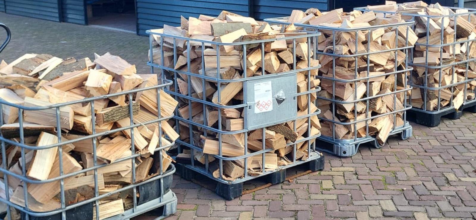 Droog eiken brandhout, Minder dan 3 m³, Ophalen