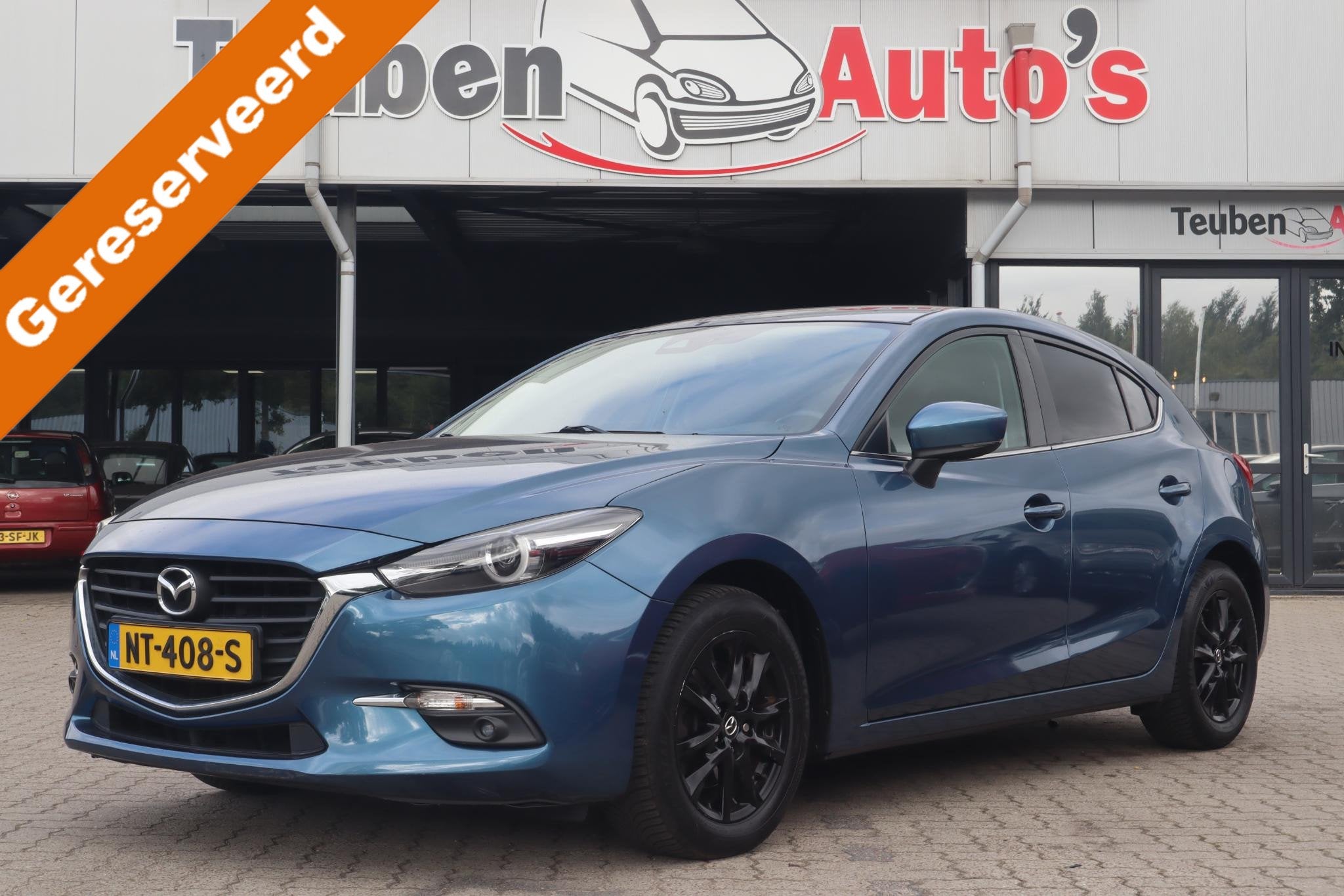 Mazda 3 2.0 SkyActiv-G 120 TS+ | Navigatie | Stoel-stuur ver, Auto's, Voorwielaandrijving, 1998 cc, Stof, Gebruikt