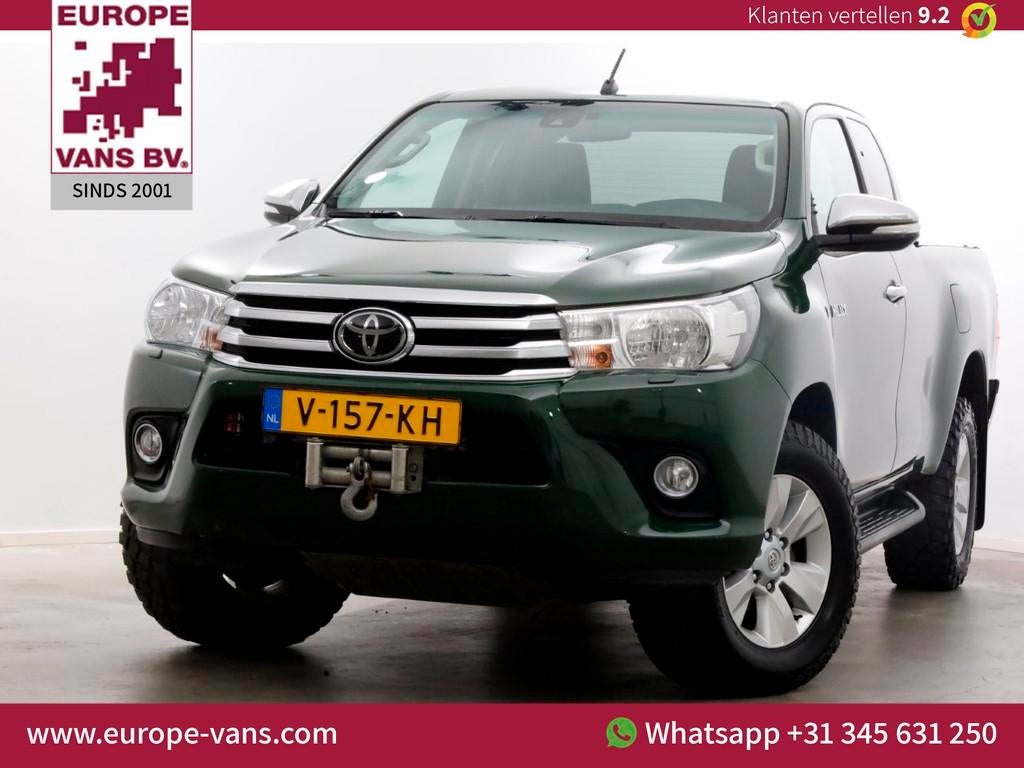 Toyota Hilux 2.4 D-4D-F 150pk E6 4x4 4WD Xtra Cab Profession, Auto's, Toyota, Bedrijf, Te koop, Hilux, 4x4, ABS, Achteruitrijcamera