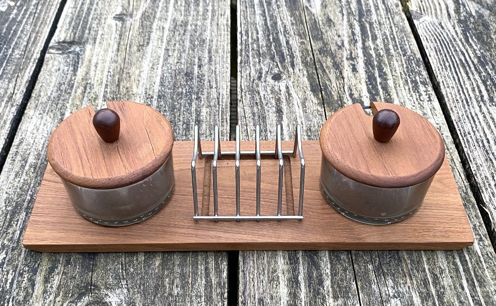 Leuke Vintage Deens Lüthje Toastrek Jam / Marmeladepotten, Antiek en Kunst, Ophalen of Verzenden