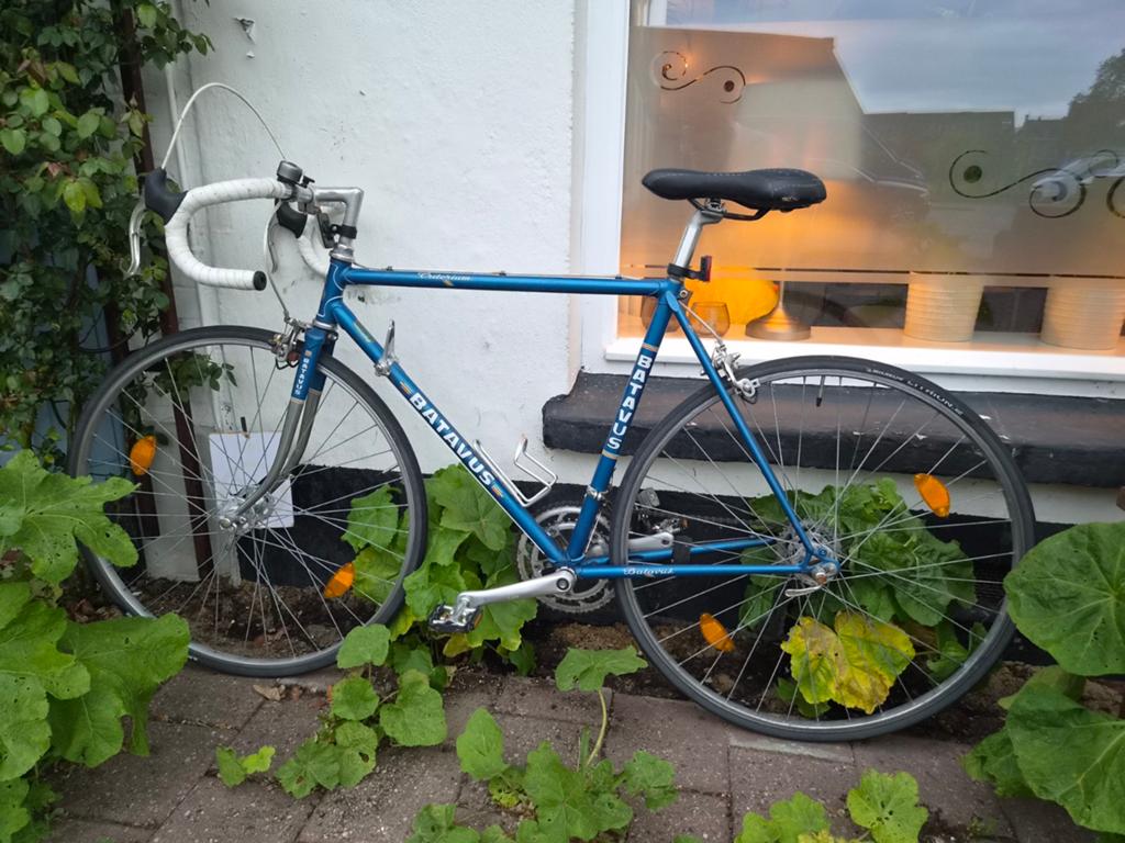 Batavus racefiets - Klassieke blauwe racefiets, Ophalen, Gebruikt, Staal, Batavus