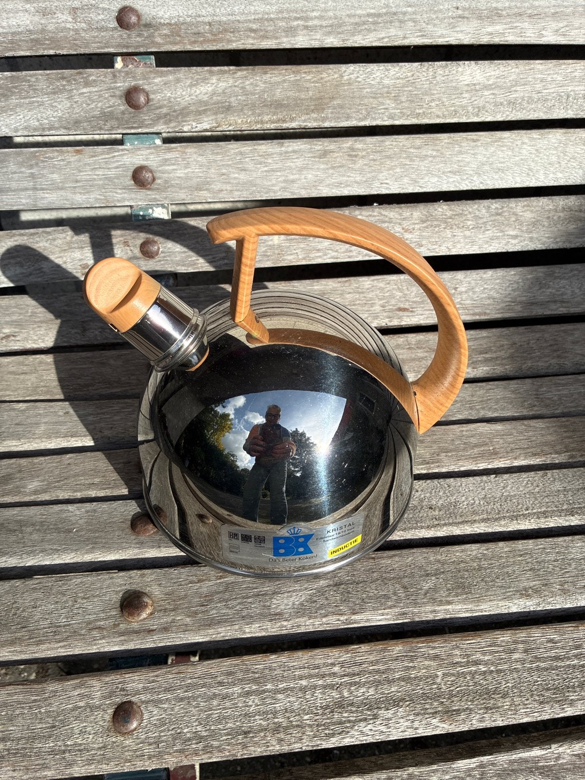 Nieuwe BK Kristal fluitketel - Steun de muziekvereniging!, Theepot/fluitketel, Ophalen of Verzenden, Metaal, Overige merken