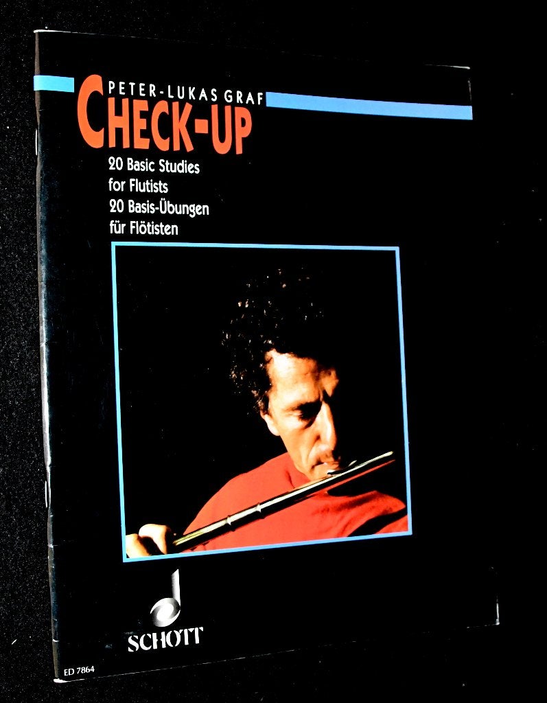 Peter-Lukas Graf - Check Up - 20 Basic Studies For Flutists, Klassiek, Les of Cursus, Dwarsfluit of Piccolo, Ophalen of Verzenden