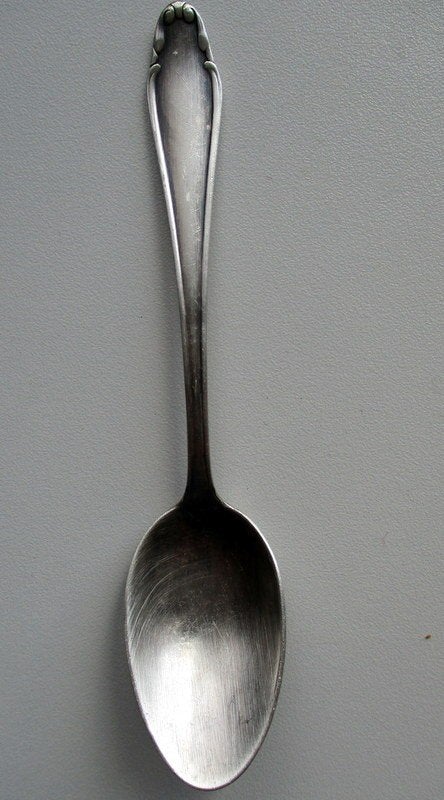 Vintage Verzilverde Art Deco Suiker/Dessertlepel 1962, Verzenden