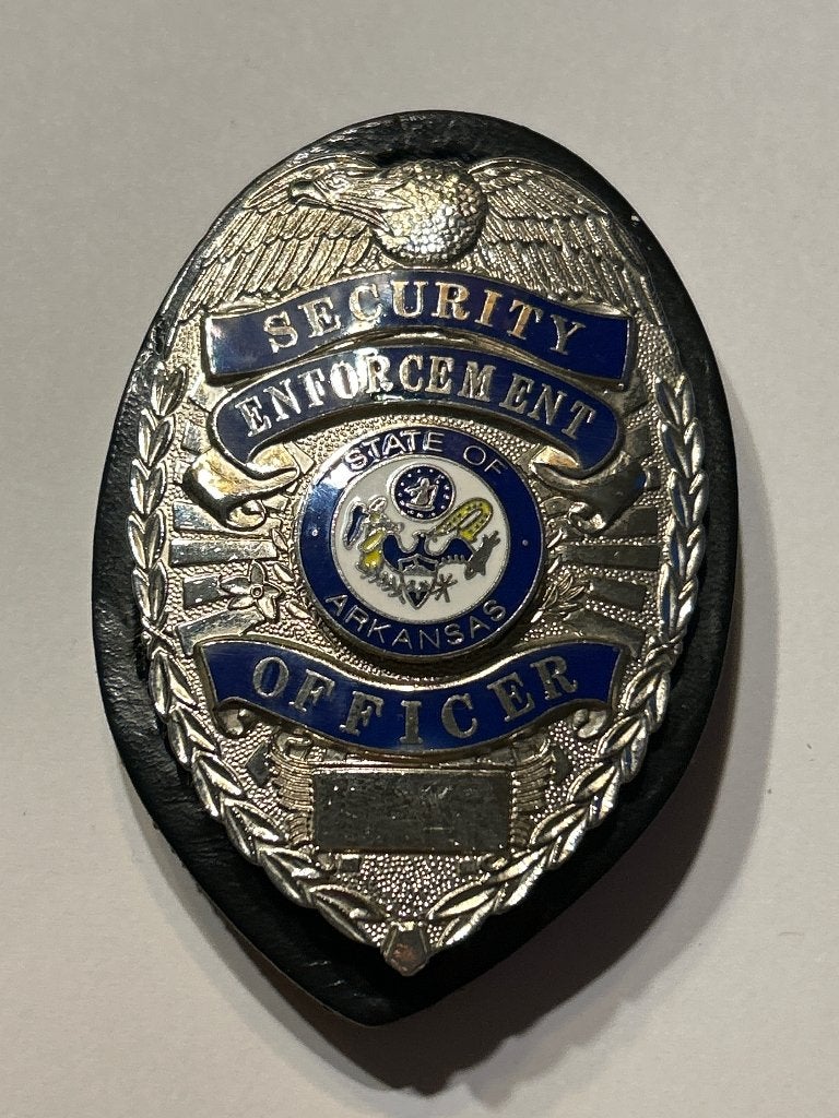 US Security Enforcement Officer Badge Orig.Jay-Pee Clip, Verzenden, Landmacht, Amerika, Embleem of Badge