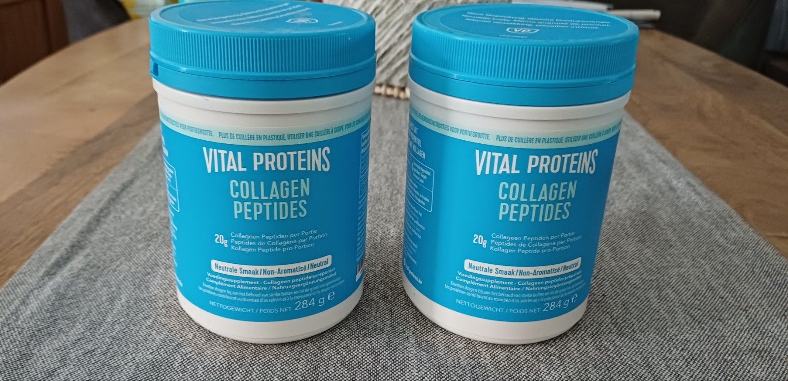 2x Vital Proteins Collageen Peptiden - 284g, Sport en Fitness, Gezondheidsproducten en Wellness, Ophalen of Verzenden, Nieuw, Poeder of Drank