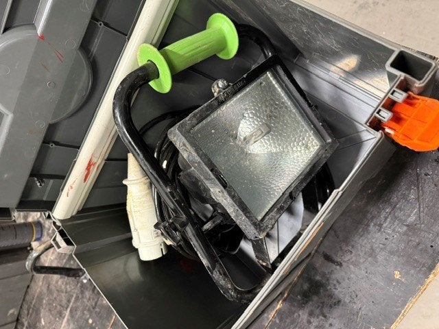 bouwlamp, Ophalen, Gebruikt, Minder dan 50 watt, Lamp met armatuur