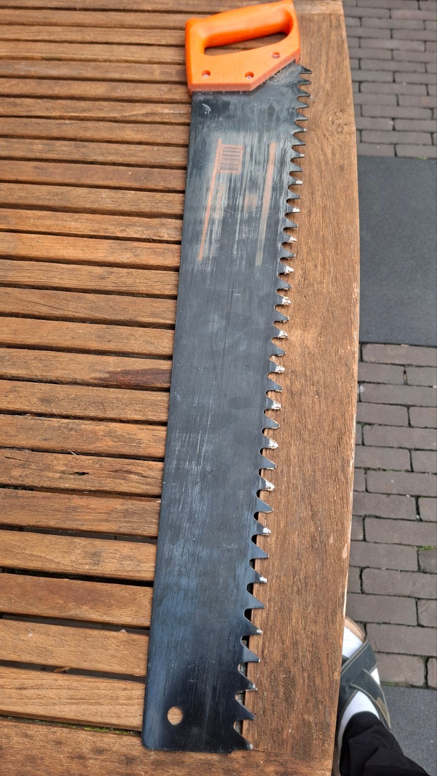 Grote gasbetonzaag merkScandia, Doe-het-zelf en Verbouw, Gebruikt, 70 mm of meer, Overige typen, Ophalen of Verzenden