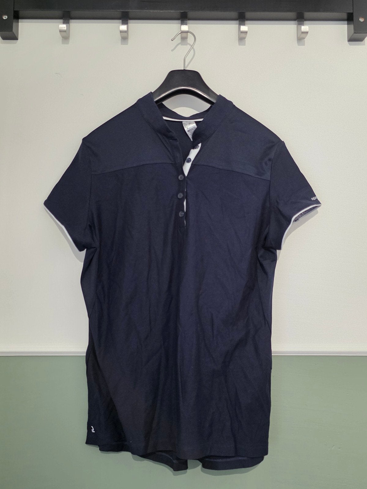 Dames Decathlon Fouganza polo shirt maat XL blauw, Ophalen of Verzenden, Zo goed als nieuw, Dames, Bovenkleding