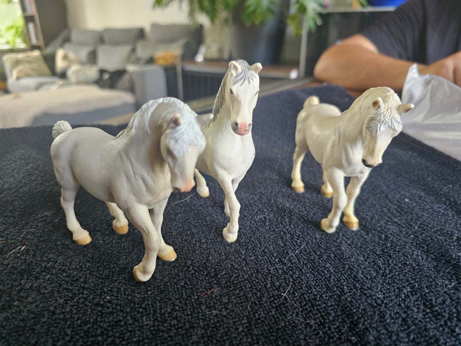 Schleich Lipizzaner paarden - 2 ruinen en 1 hengst, Ophalen of Verzenden, Gebruikt