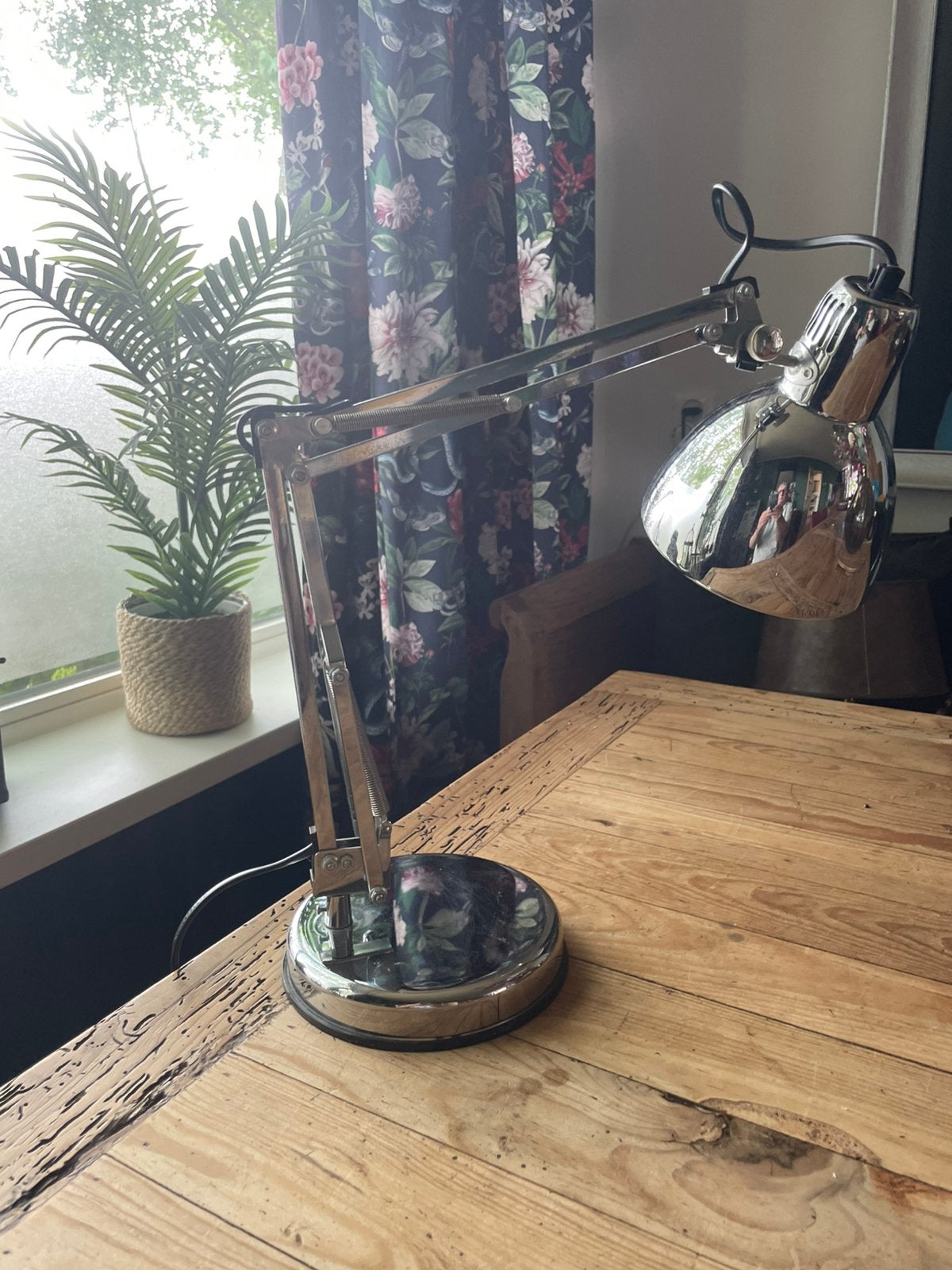Ikea bureaulamp, Ophalen of Verzenden, Zo goed als nieuw, Metaal, Modern