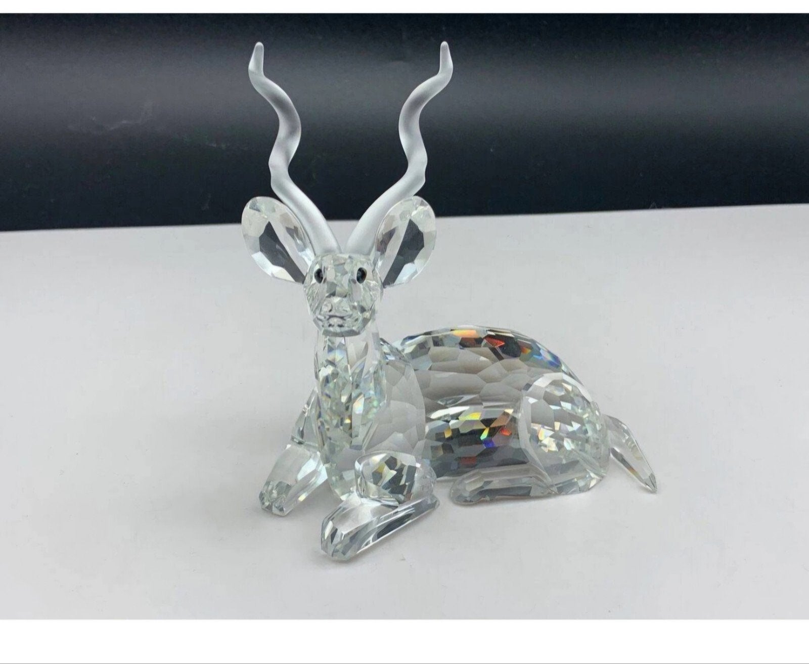 Swarovski scs jaar item Koedoe, Verzamelen, Ophalen of Verzenden, Zo goed als nieuw, Figuurtje