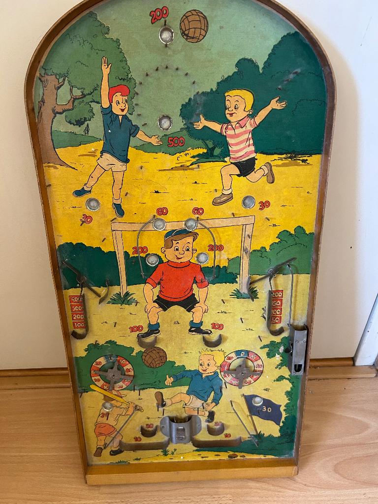 Vintage pinball bord, Een of twee spelers, Ophalen, Gebruikt