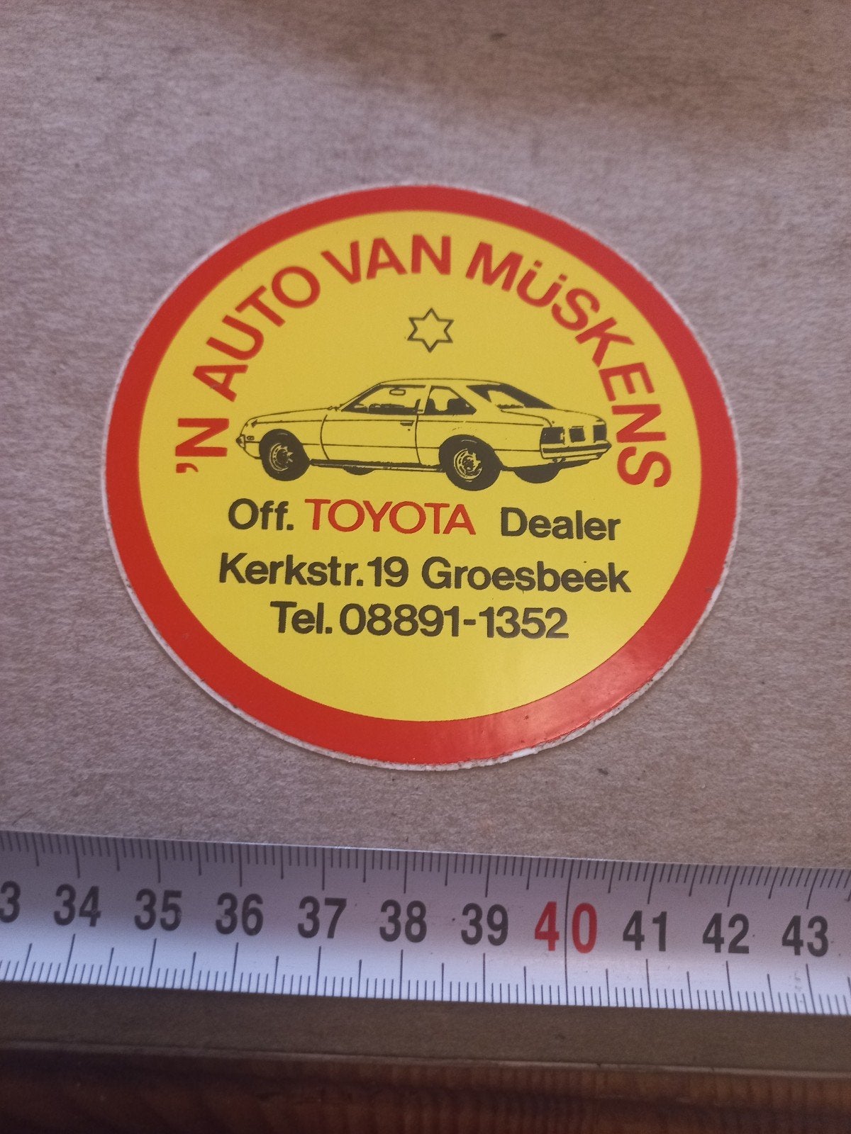 Maskers iff toyota dealer groesbeek, Ophalen of Verzenden, Zo goed als nieuw