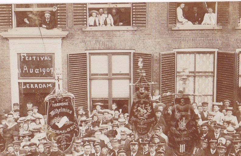 Fotokaart Leerdam ( Buurmalsen   .  Beesd)), Verzamelen, Ansichtkaarten | Nederland, Ophalen of Verzenden, Voor 1920, Gelopen