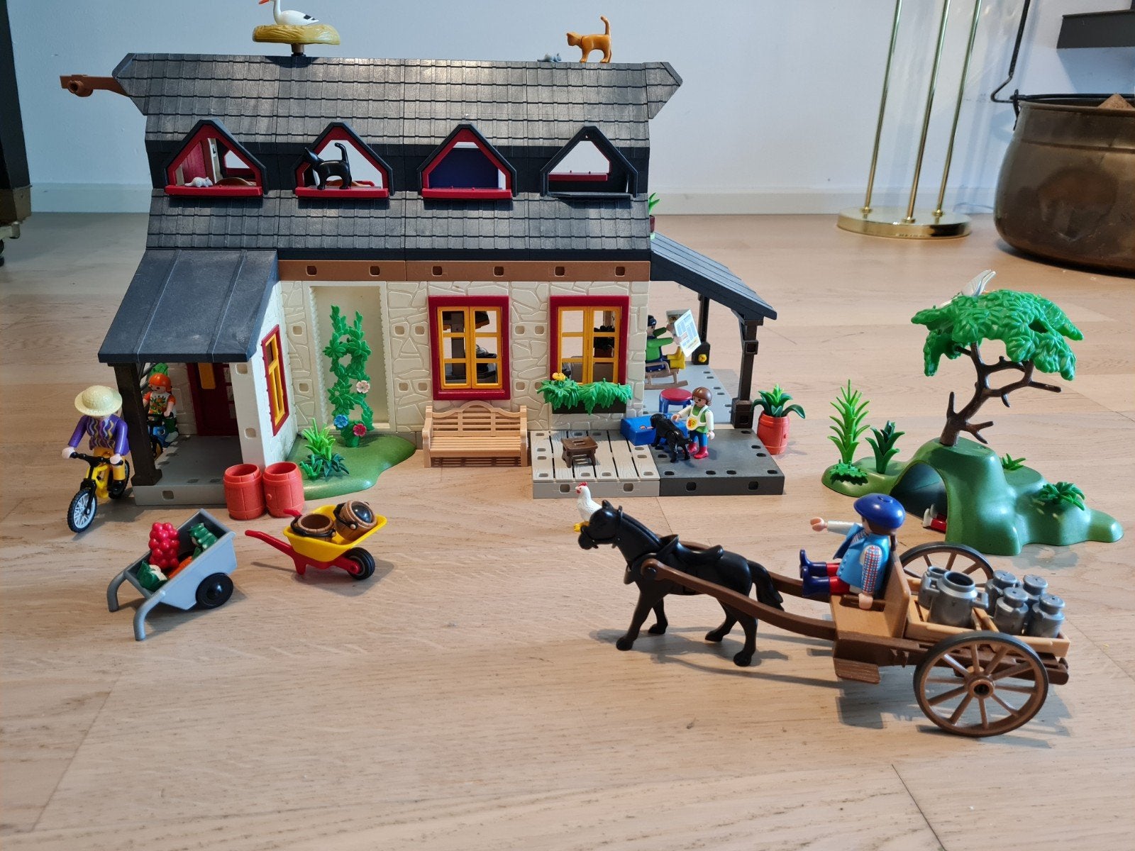 Playmobil Boerderij met figuren en accessoires, Kinderen en Baby's, Speelgoed | Playmobil, Gebruikt, Gebouw, Complete set, Ophalen of Verzenden