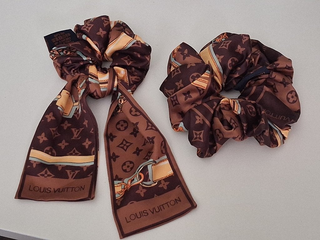 Prachtige LV scrunchie set Nieuw, Ophalen of Verzenden, Nieuw, Pruik of Haarverlenging
