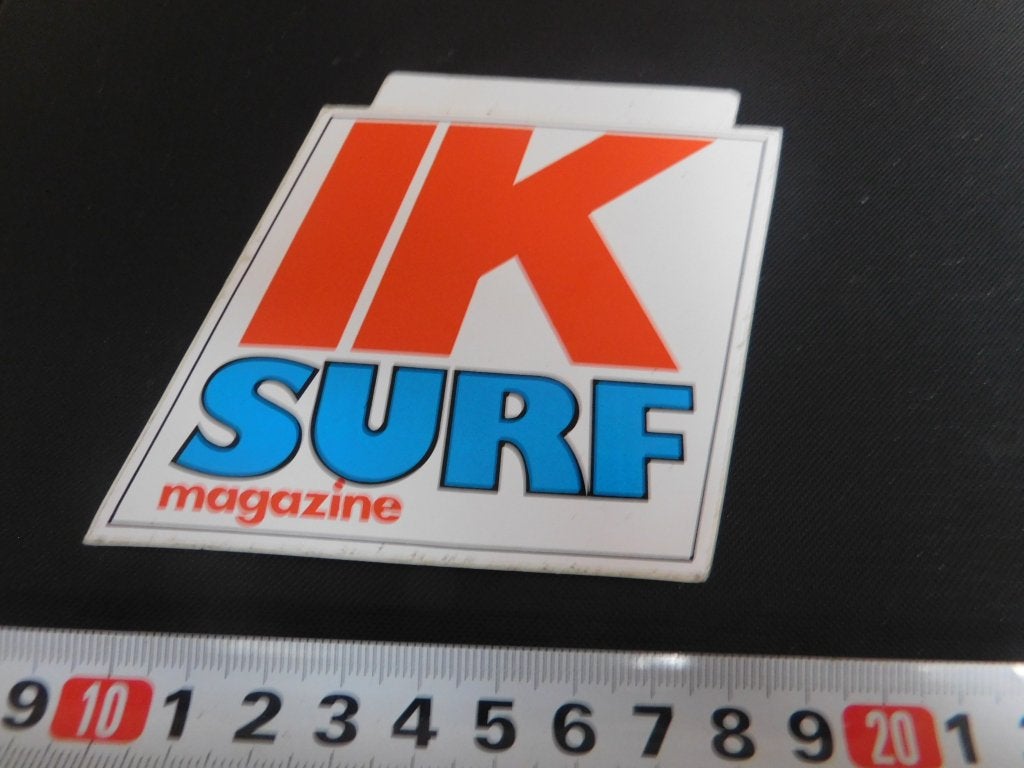 sticker ik surf magazine, Ophalen of Verzenden, Zo goed als nieuw