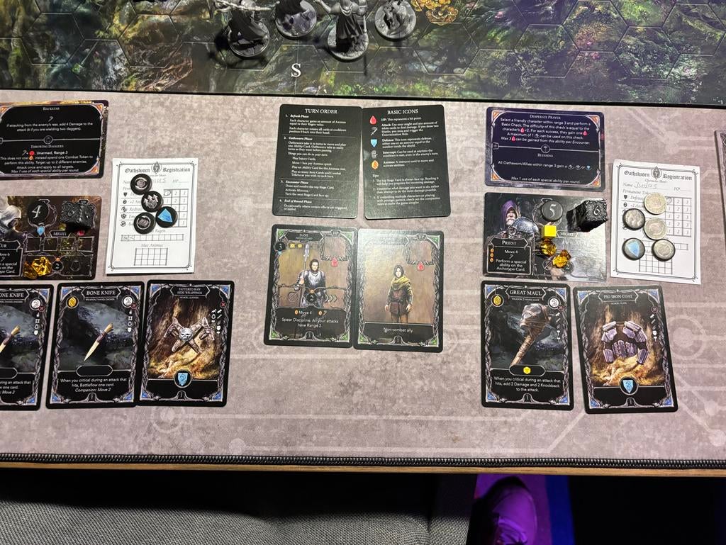 Oathsworn: Into The Deepwood Collector's All-In, Een of twee spelers, Ophalen of Verzenden, Zo goed als nieuw